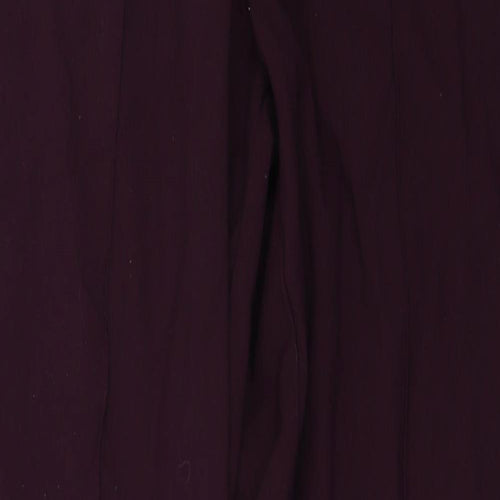 Classique  Womens Purple   Trousers  Size 14 L25 in