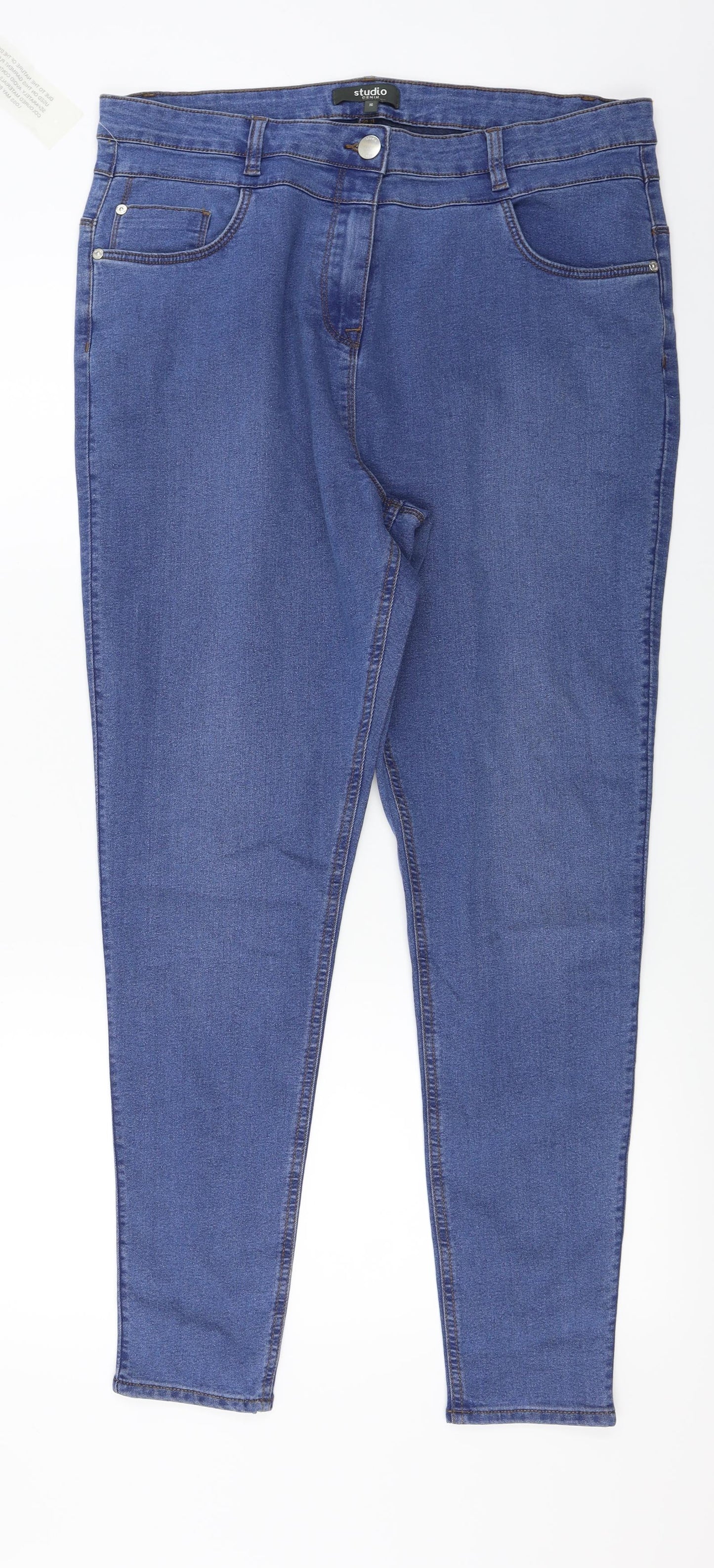 studio  Womens Blue   Skinny Jeans Size 16 L26 in