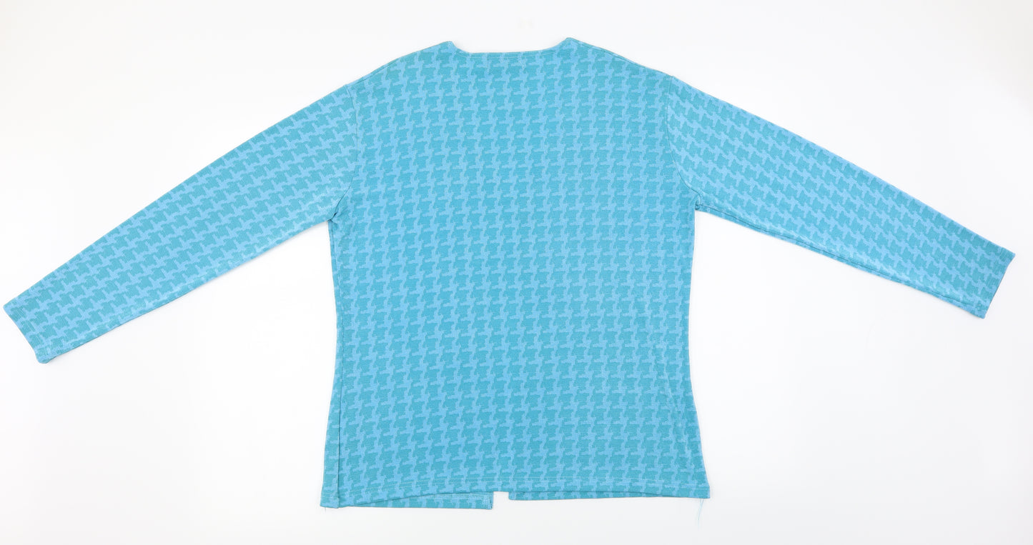 Joella Di Marco   Womens Blue   Cardigan Jumper Size M