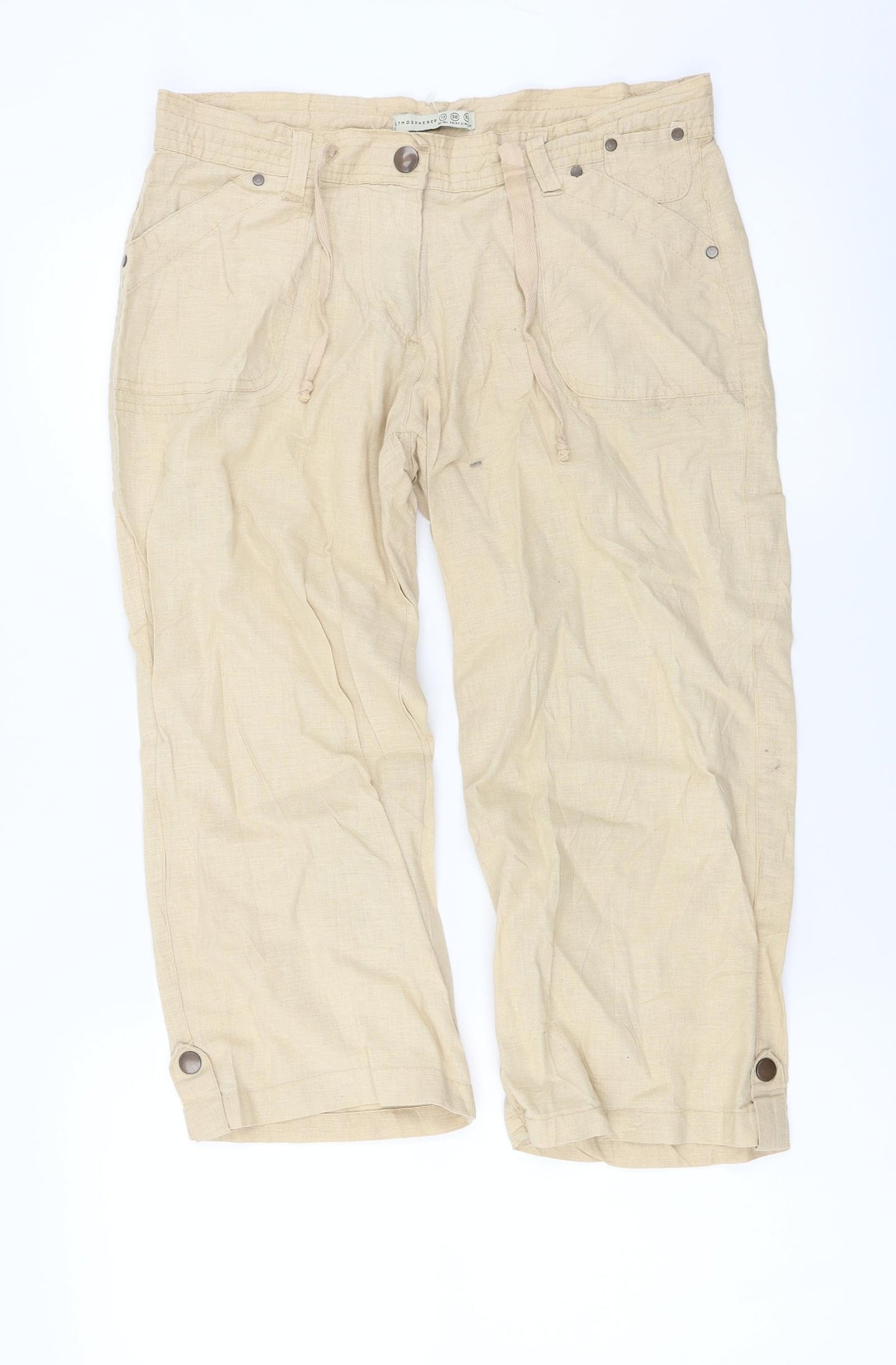 Atmosphere Womens Pink   Trousers  Size 10 L20 in