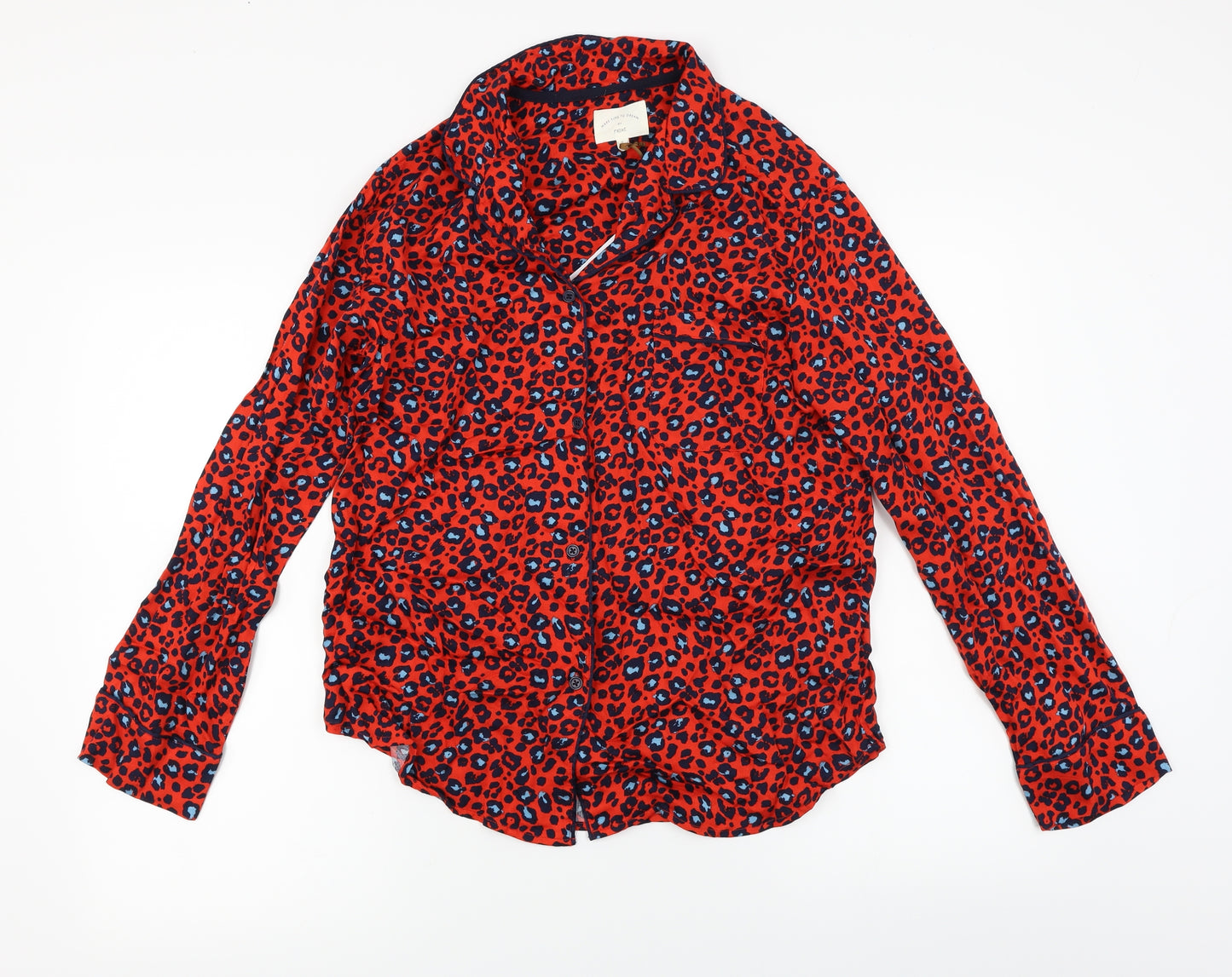 NEXT  Womens Red   Basic Button-Up Size 10