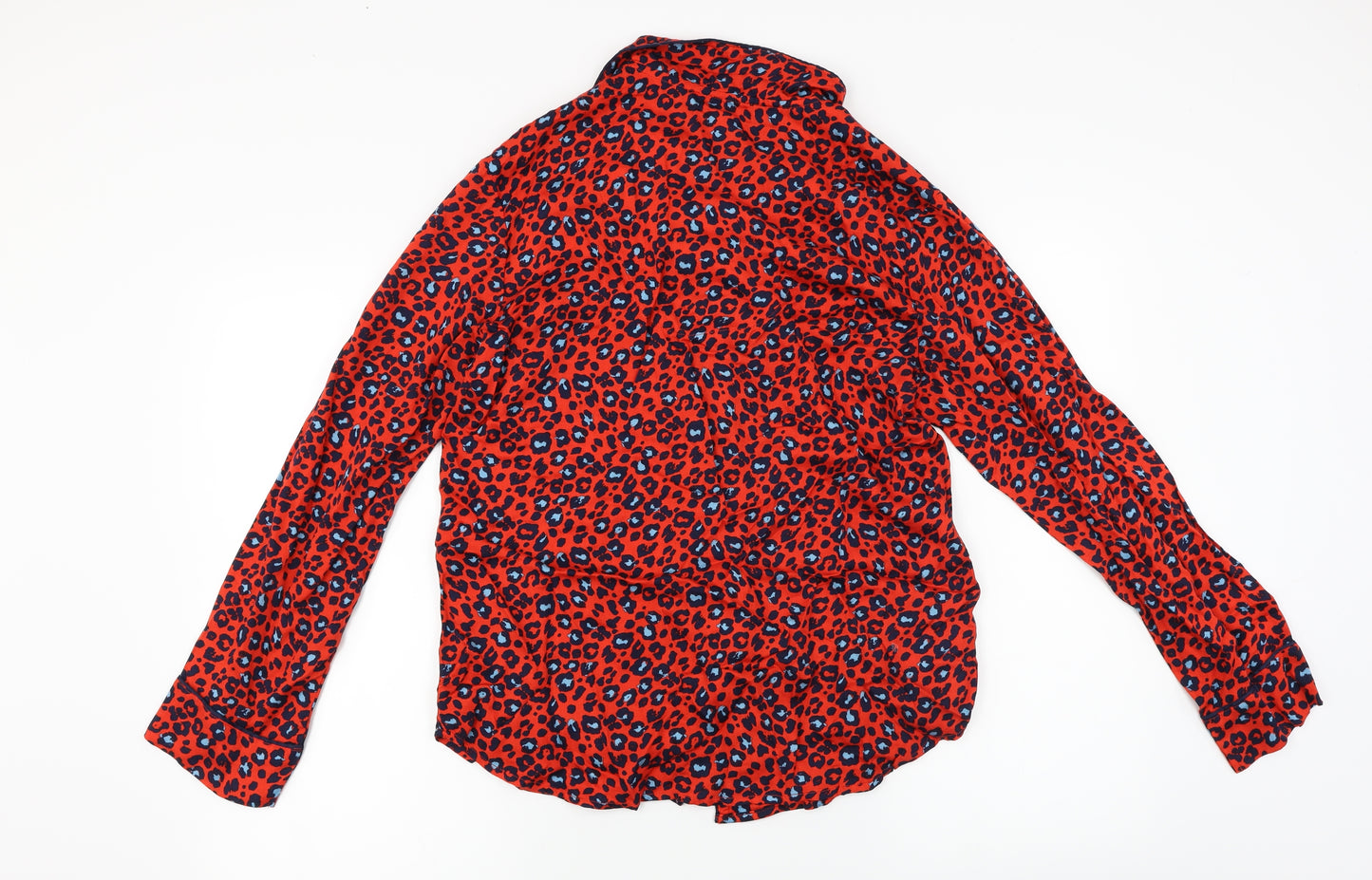 NEXT  Womens Red   Basic Button-Up Size 10