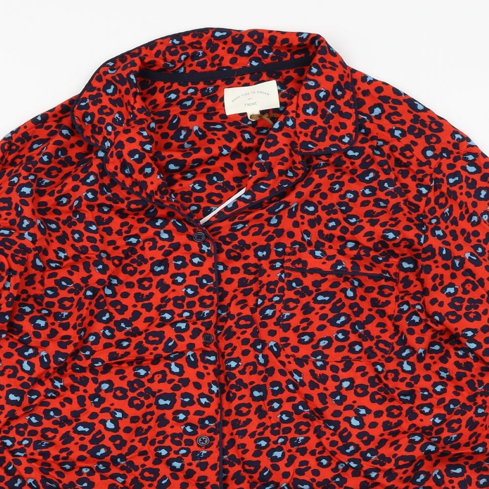 NEXT  Womens Red   Basic Button-Up Size 10