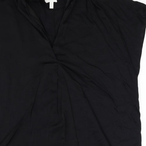 H&M  Womens Black   Basic Blouse Size M