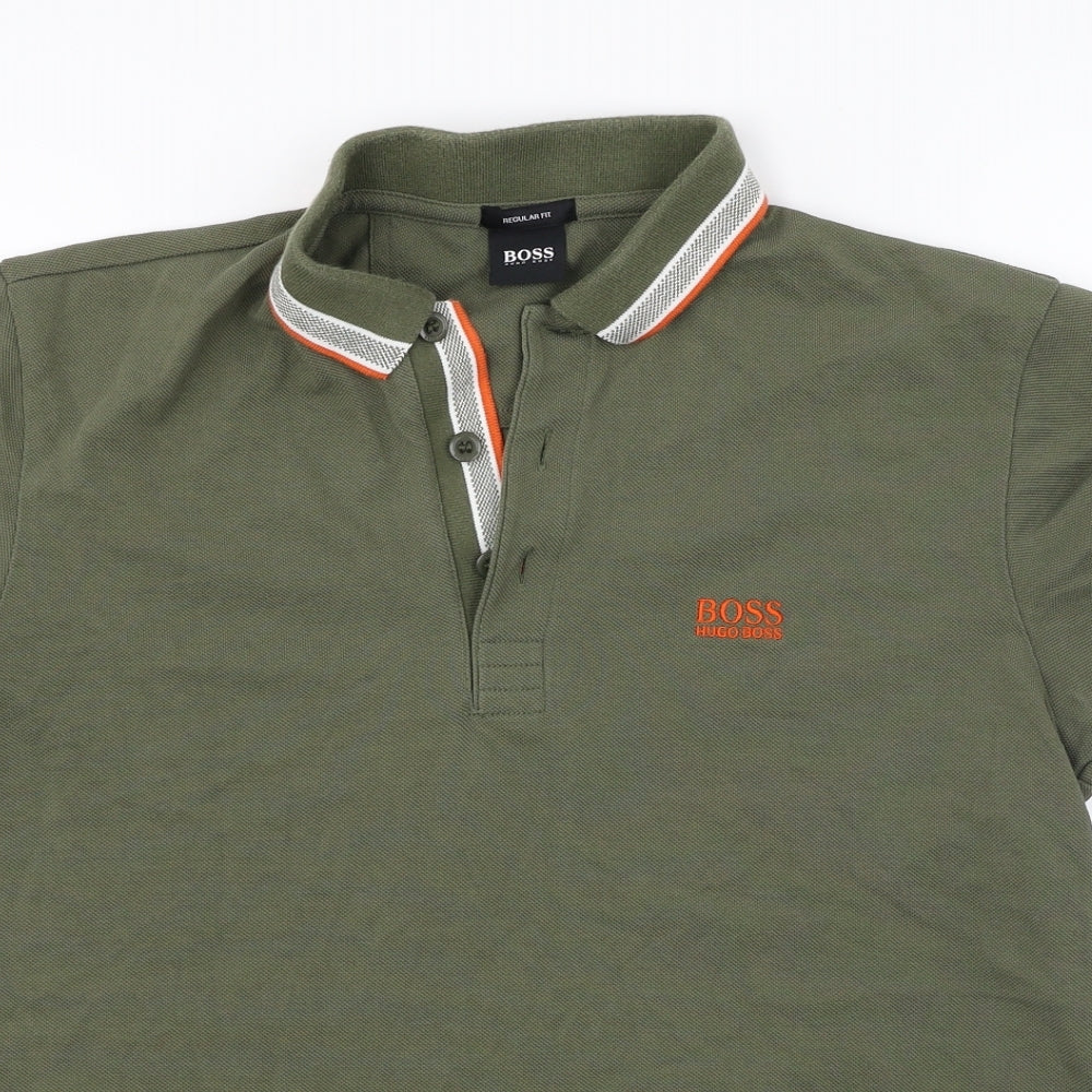HUGO BOSS  Mens Green    Polo Size S