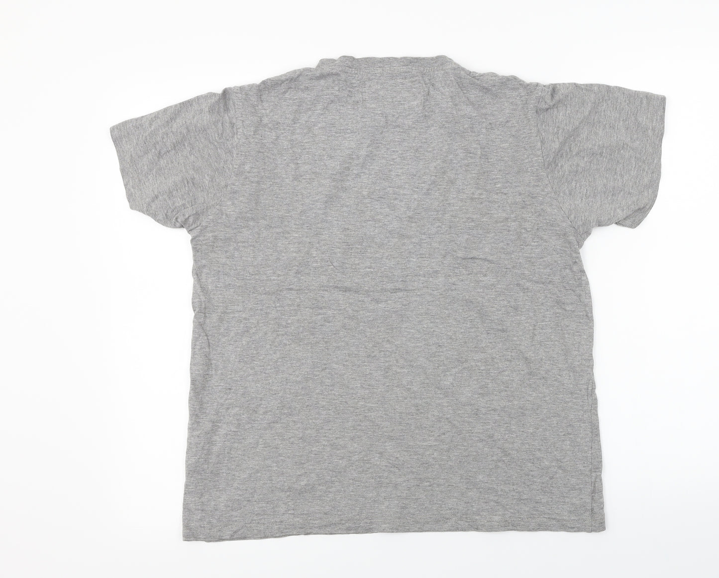 Authentic Casual Wear  Mens Grey    T-Shirt Size S