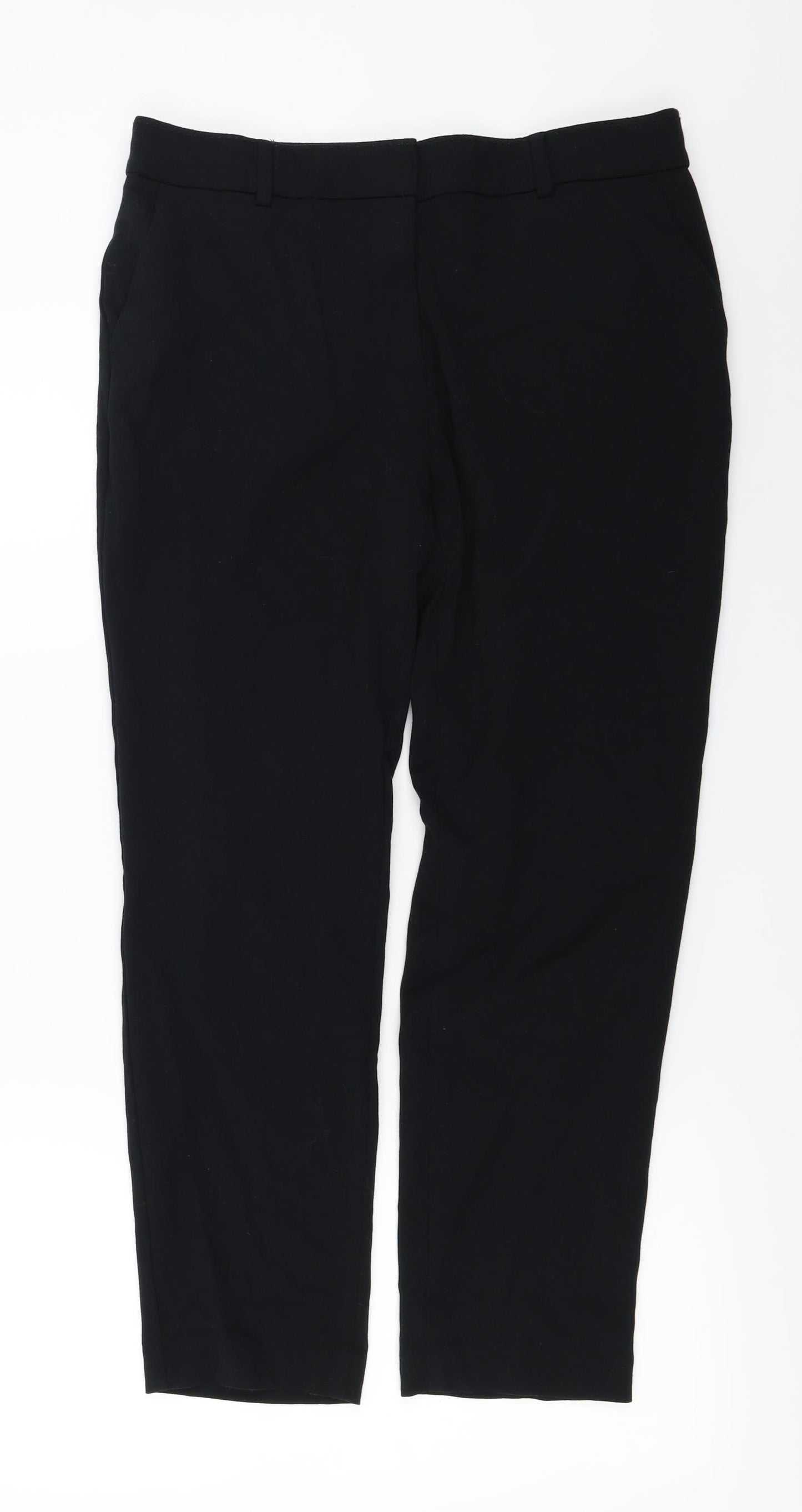 Marks and Spencer  Womens Black   Trousers  Size 12 L24 in