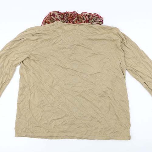 Heather Valley  Womens Beige   Basic T-Shirt Size 18
