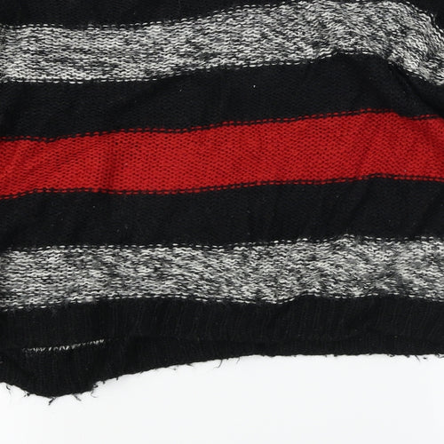 New Look  Womens Grey Striped  Pullover Jumper Size S