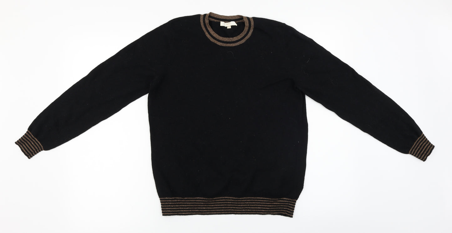 jeff Womens Black   Pullover Jumper Size XS