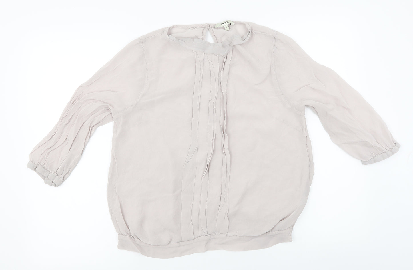 NEXT  Womens Grey   Basic Blouse Size 10