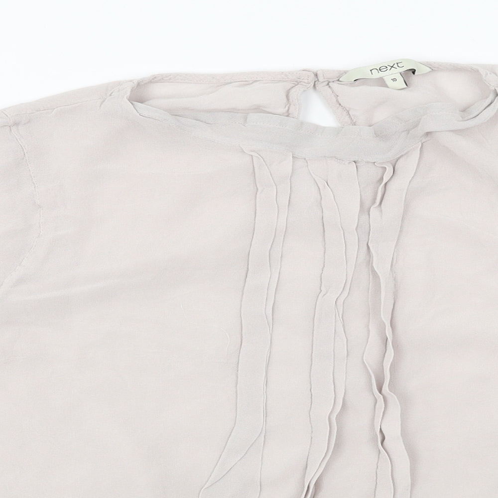 NEXT  Womens Grey   Basic Blouse Size 10