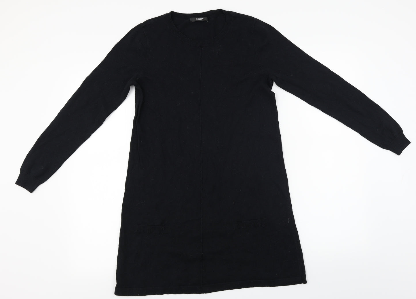 George  Womens Black   Jumper Dress  Size 12
