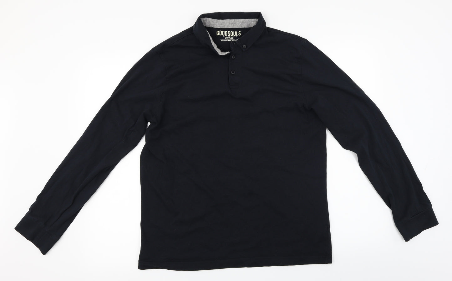 Goodsouls  Mens Black    Polo Size L