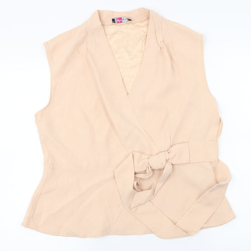 TU Womens Pink   Basic Blouse Size 14