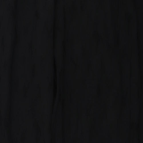 Monsoon  Womens Black Floral  Trousers  Size 14 L25 in
