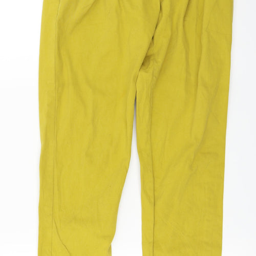 Preworn Womens Yellow   Trousers  Size L L26 in