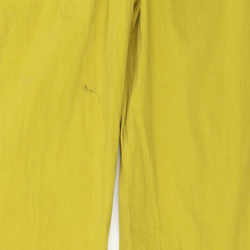 Preworn Womens Yellow   Trousers  Size L L26 in