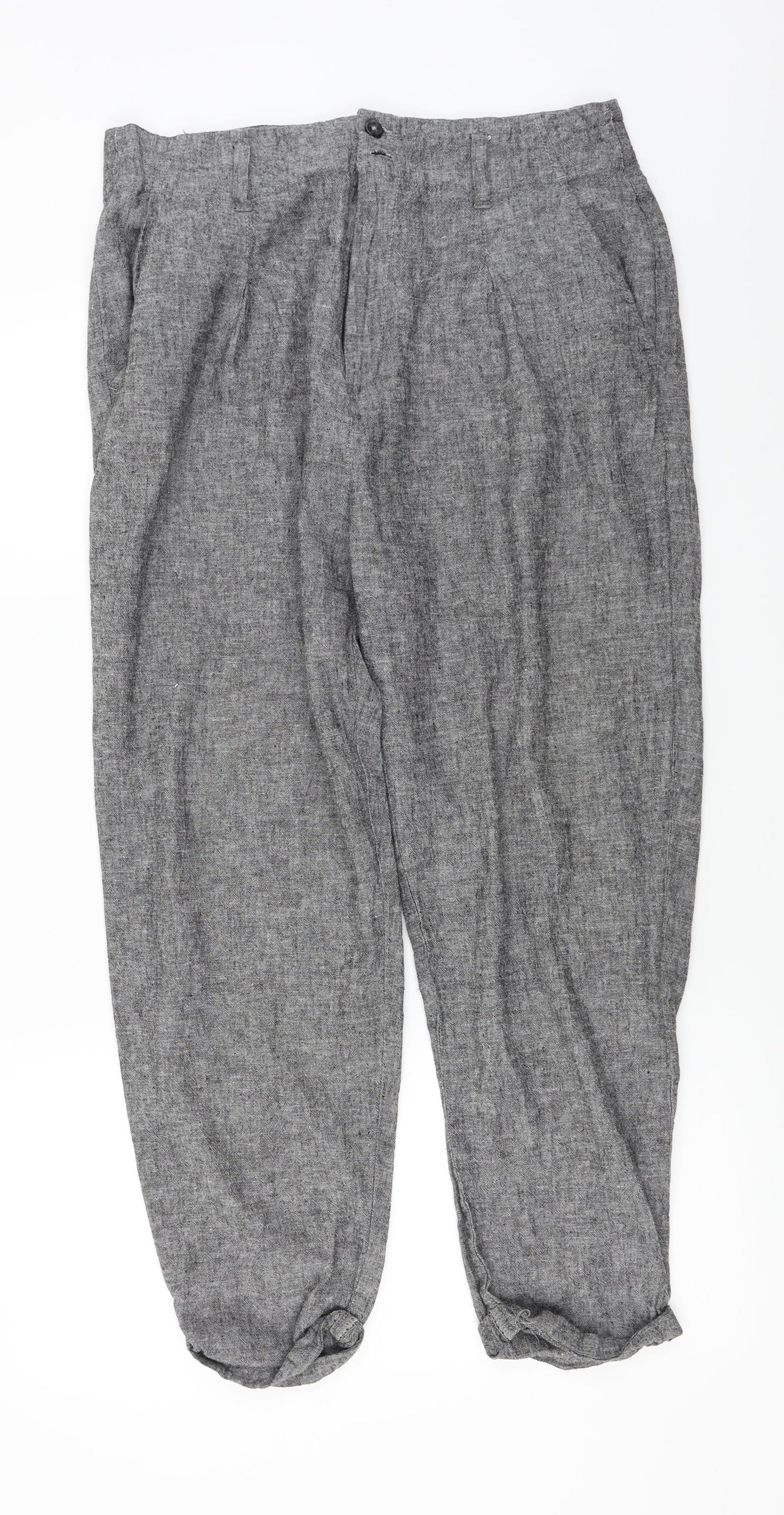 Gap  Womens Grey   Trousers  Size 16 L25 in