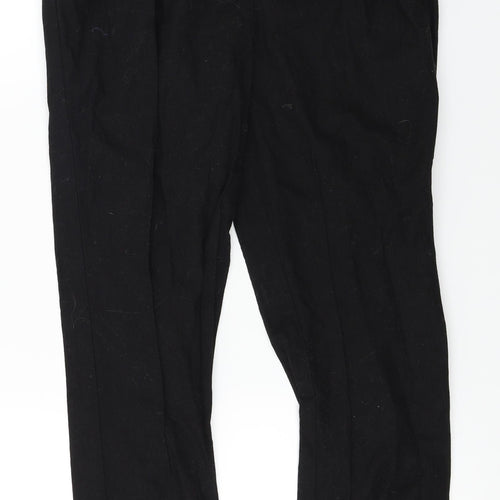 ASOS  Womens Black Houndstooth  Trousers  Size 10 L27 in