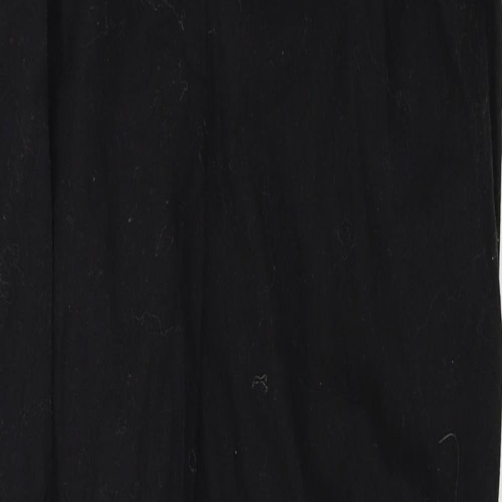 ASOS  Womens Black Houndstooth  Trousers  Size 10 L27 in