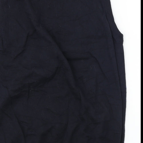 Marks and Spencer  Womens Blue Striped  Vest Jumper Size L
