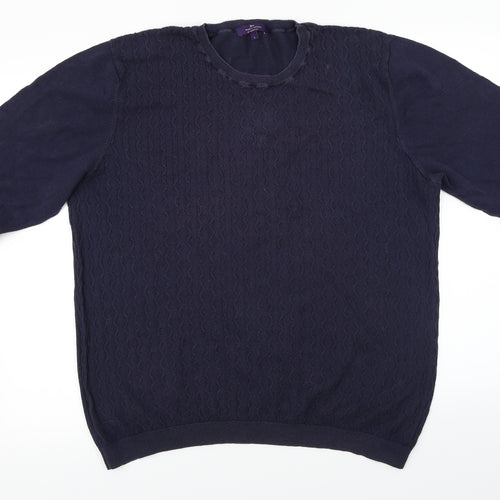 taylor&cutter Mens Blue   Pullover Jumper Size L