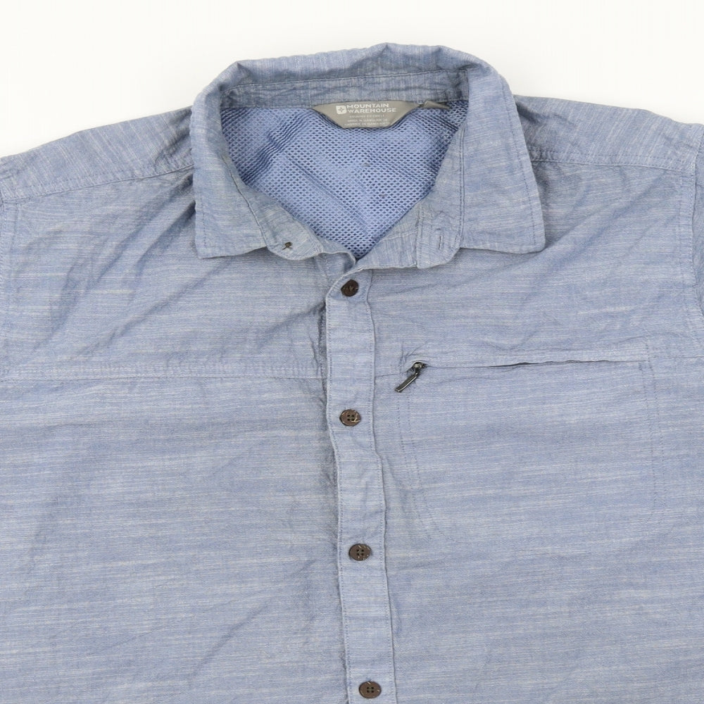 Mountain Warehouse  Mens Blue    Button-Up Size XL