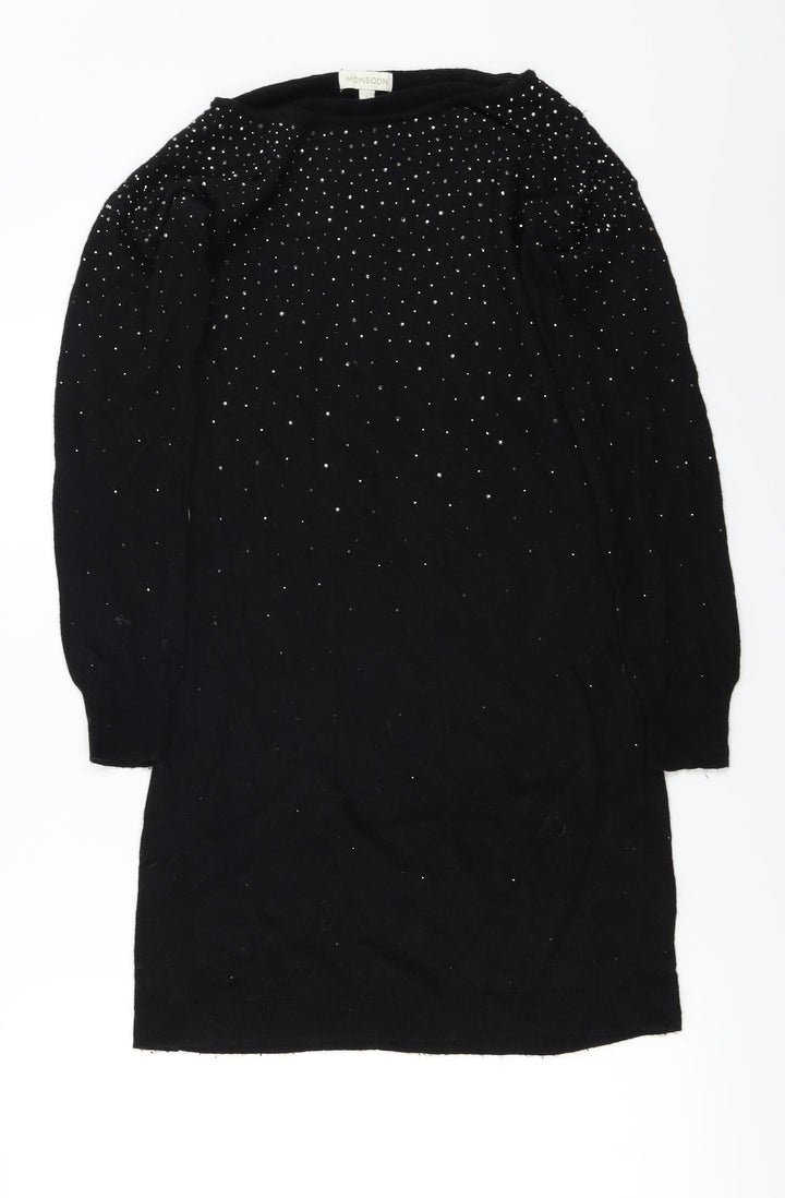 Monsoon Womens Black Bodycon Size S
