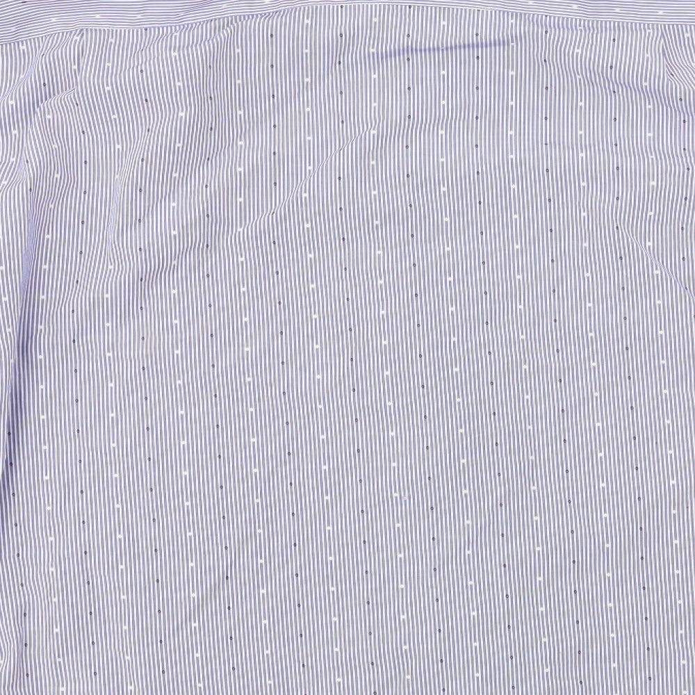 Paul Smith  Mens Black Striped   Dress Shirt Size L