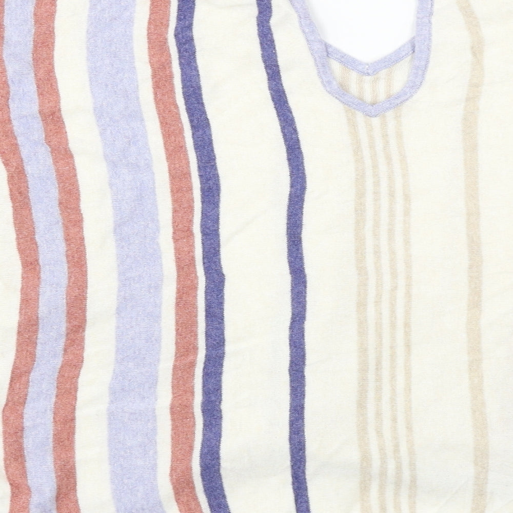Marks and Spencer  Womens Ivory Striped  Basic Blouse Size 10