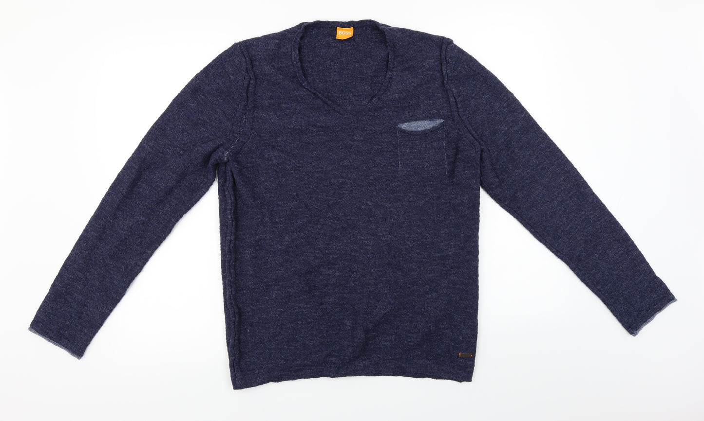 HUGO BOSS  Mens Blue   Pullover Jumper Size M