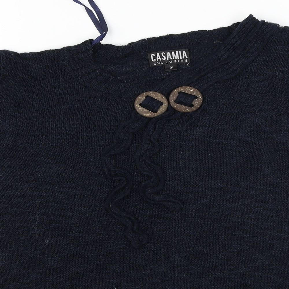 cashmia Womens Blue   Pullover Jumper Size S