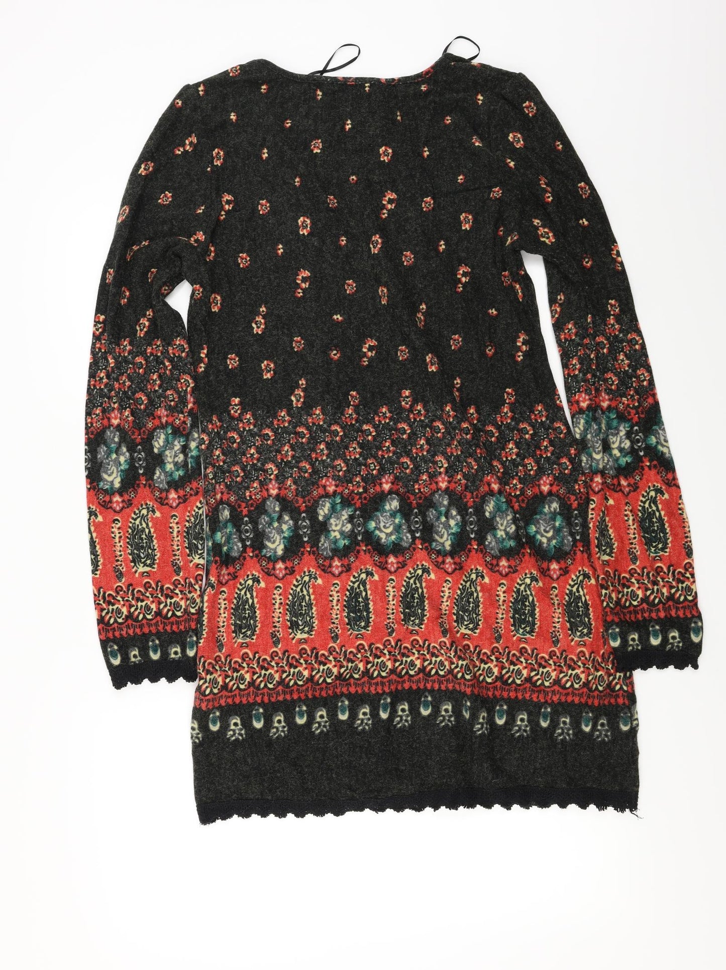 Stella Womens Brown Floral  A-Line  Size XL