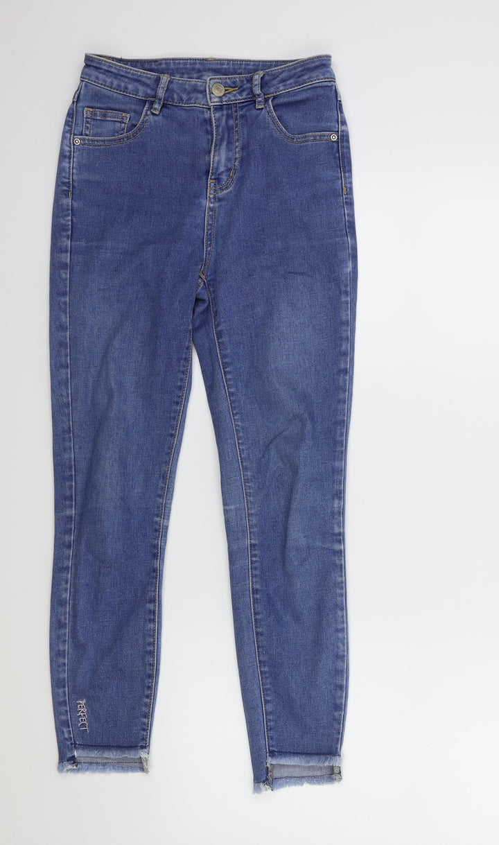 a21 Womens Blue Denim Skinny Jeans Size 23 in L23 in - Perfect