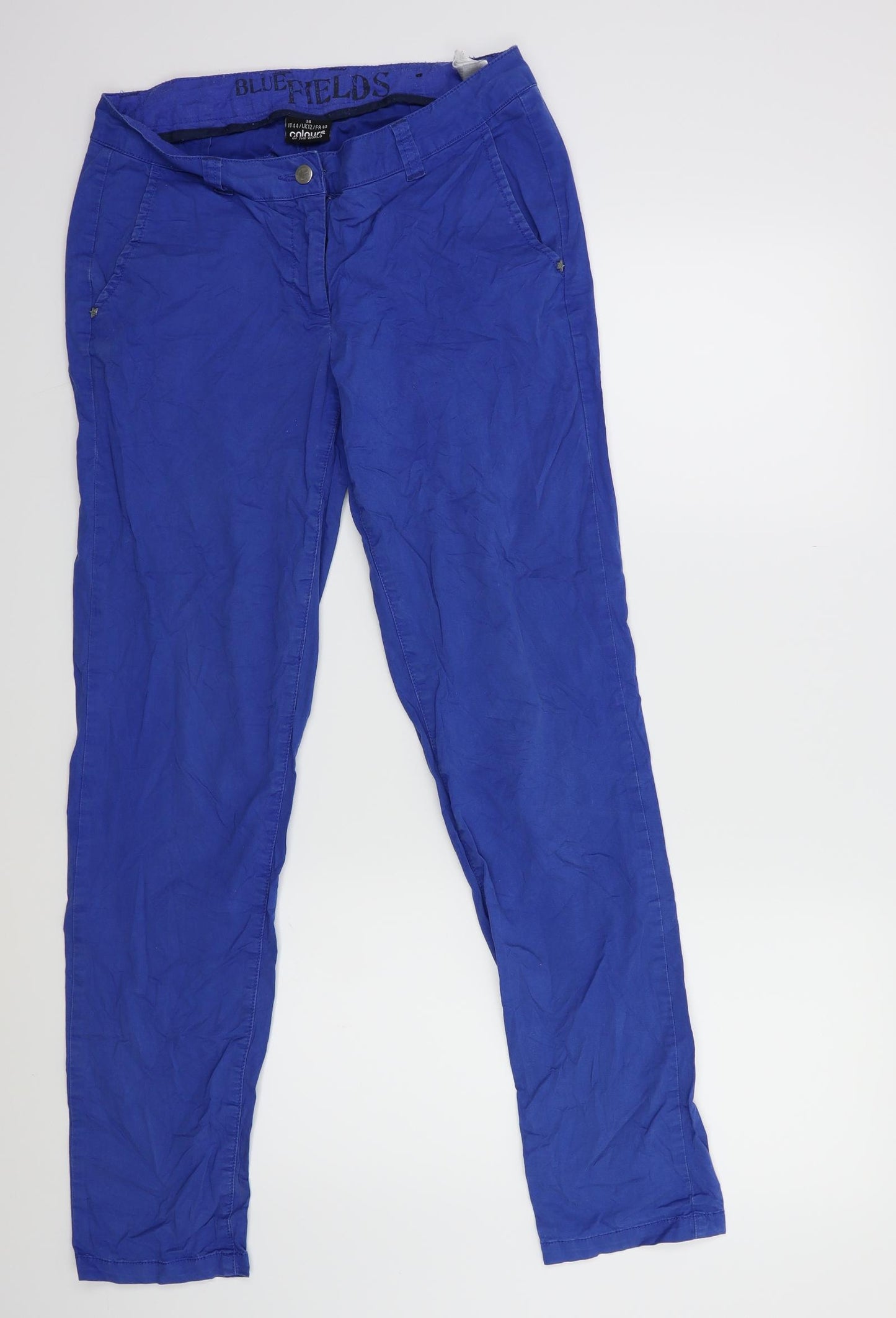 Colours of The World Womens Blue   Skinny Jeans Size 12 L30 in