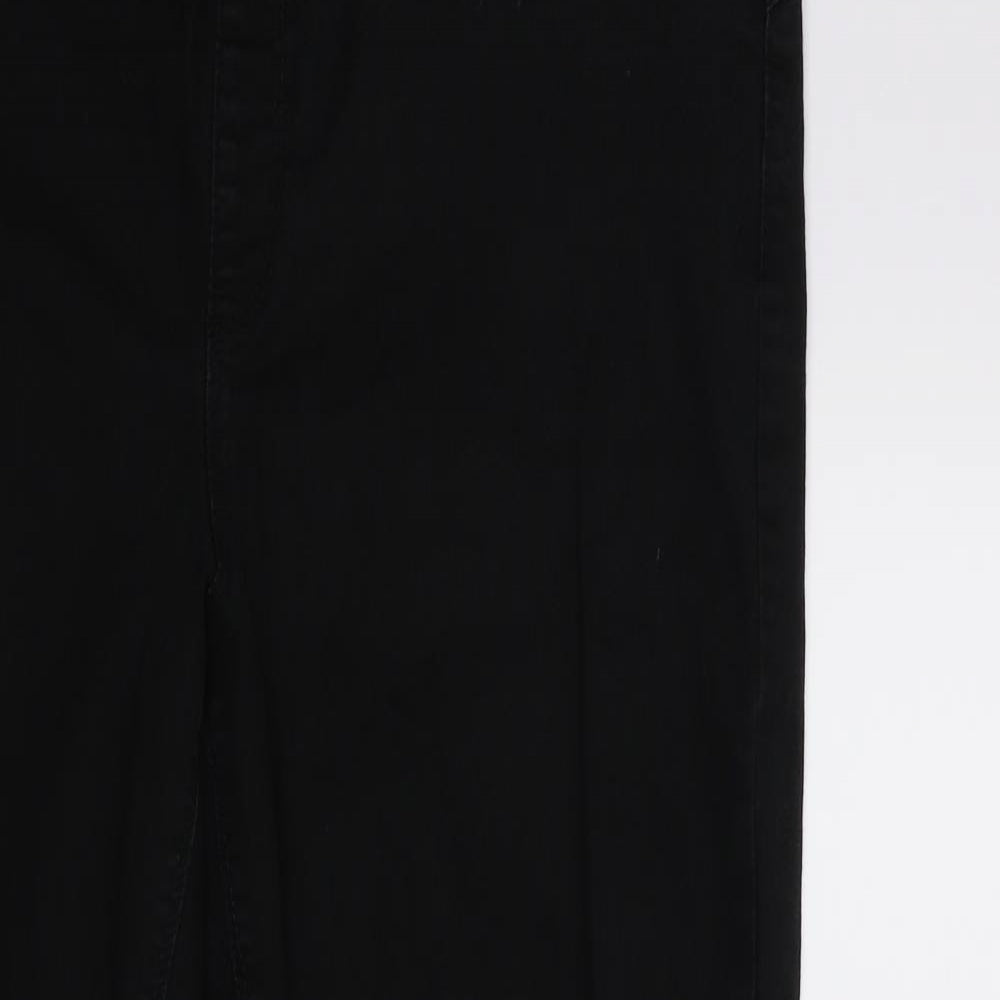 Denim & Co. Womens Black  Denim Jegging Jeans Size 18 L26 in