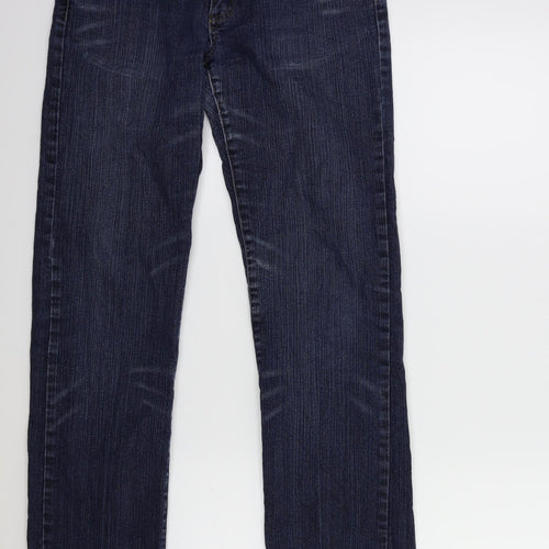 sugar and spice Womens Blue  Denim Straight Jeans Size 28 in L29 in