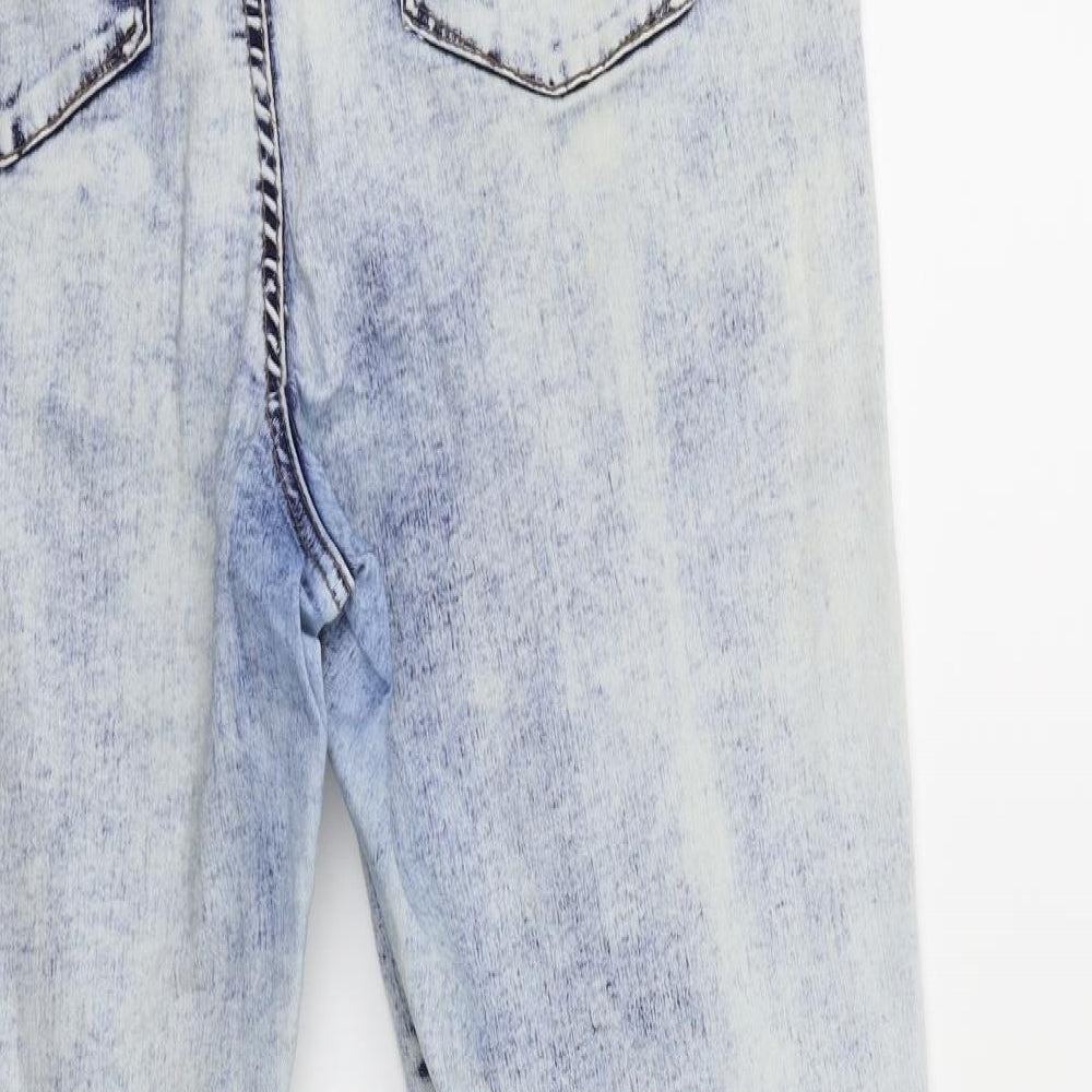 Denim & Co. Womens Blue  Denim Skinny Jeans Size 18 L28 in - Acid wash
