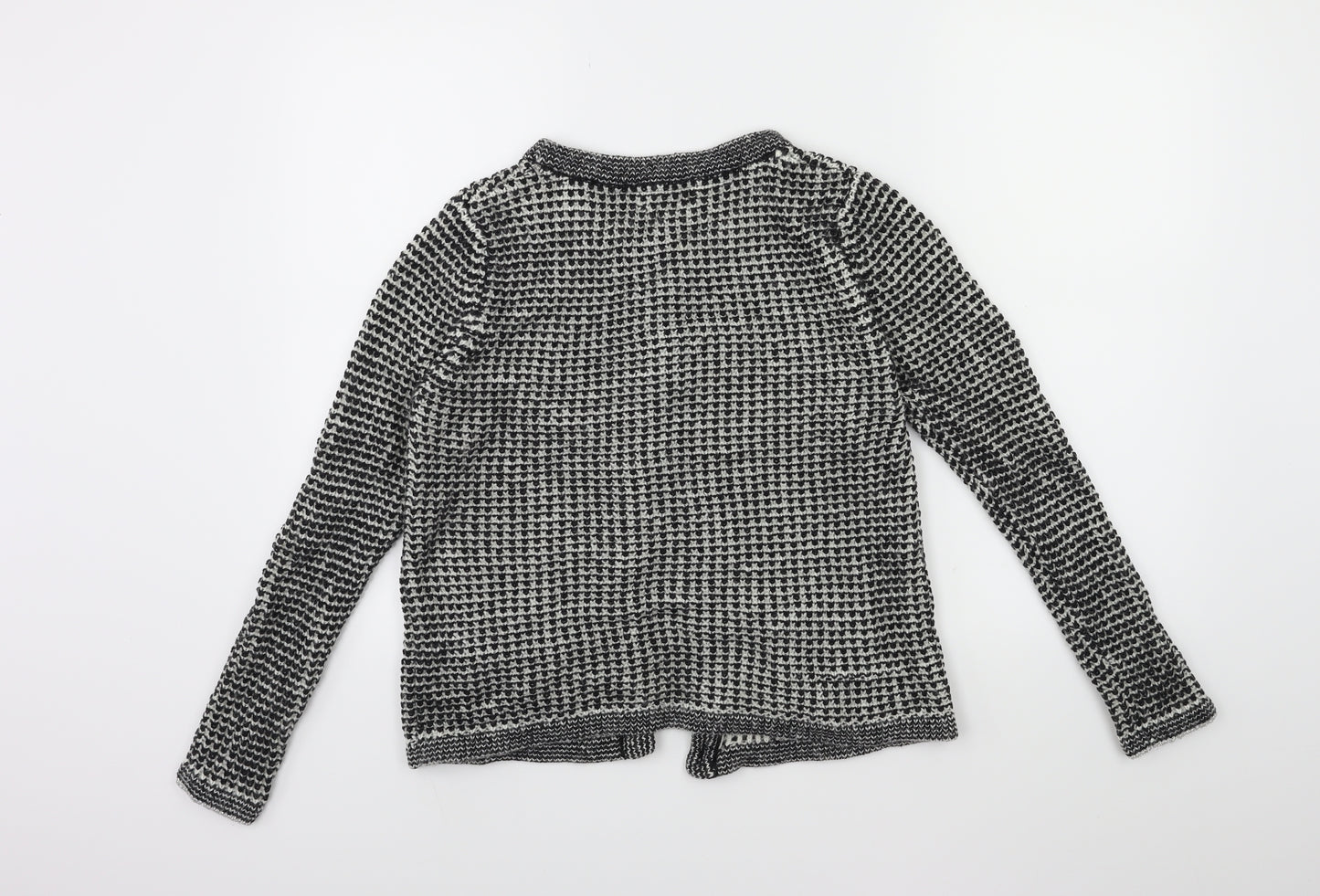Soon Womens Black  Knit Cardigan Jumper Size 12