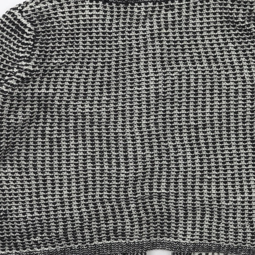Soon Womens Black  Knit Cardigan Jumper Size 12
