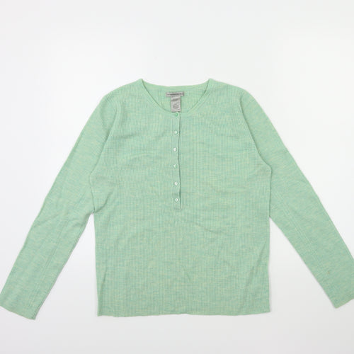 Gap Womens Green  Knit Pullover Jumper Size L