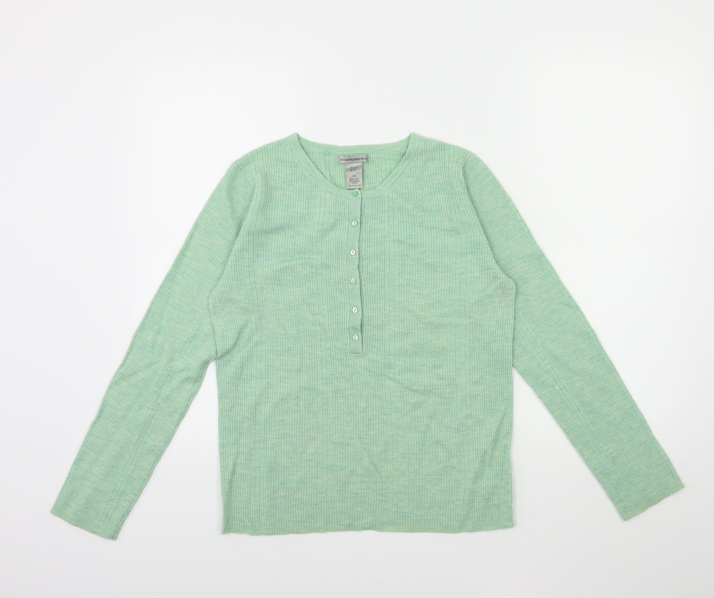 Gap Womens Green  Knit Pullover Jumper Size L