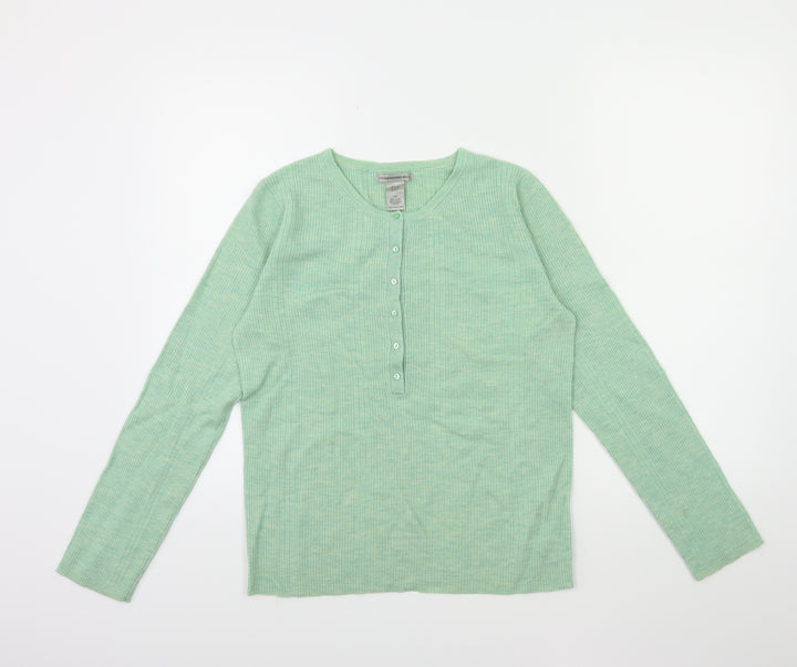 Gap Womens Green  Knit Pullover Jumper Size L