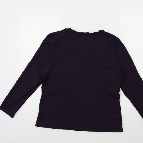 TIGI Womens Purple   Pullover Jumper Size 14