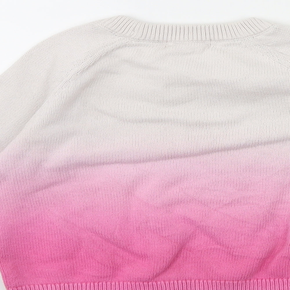 H&M Girls Pink   Pullover Jumper Size 9-10 Years