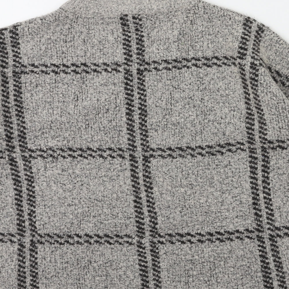 NXT Womens Green Check Knit Pullover Jumper Size 12