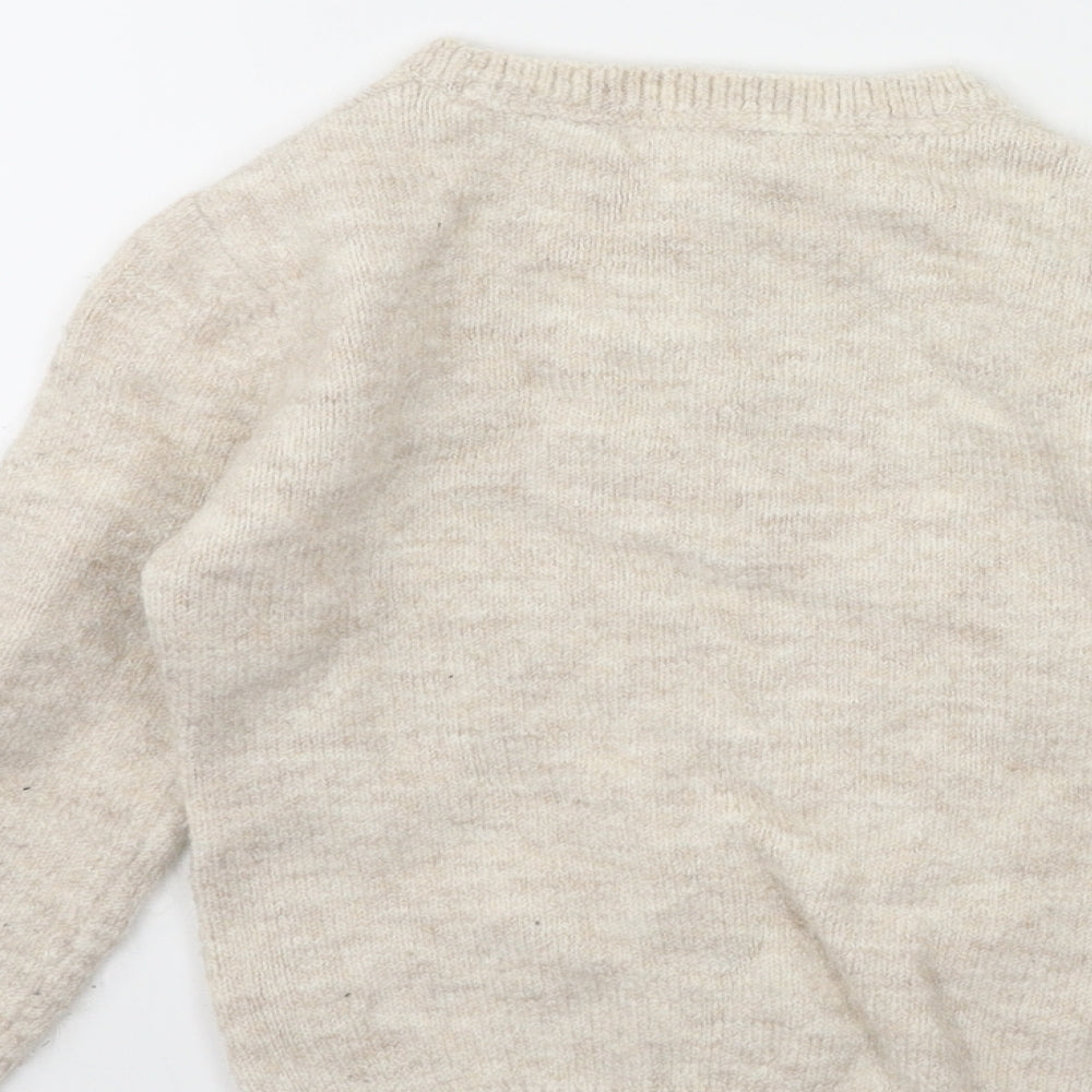 Primark Girls Beige   Pullover Jumper Size 6-7 Years  - BUNNY