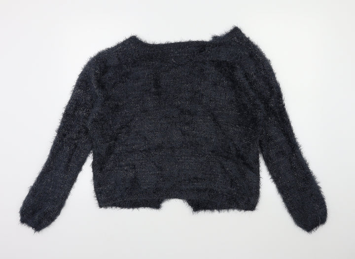 Zara Girls Grey   Cardigan Jumper Size 13 Years
