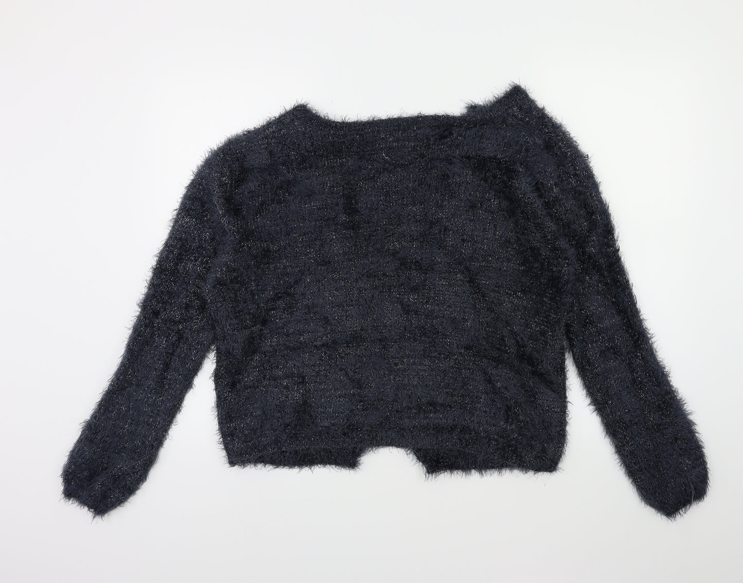 Zara Girls Grey   Cardigan Jumper Size 13 Years